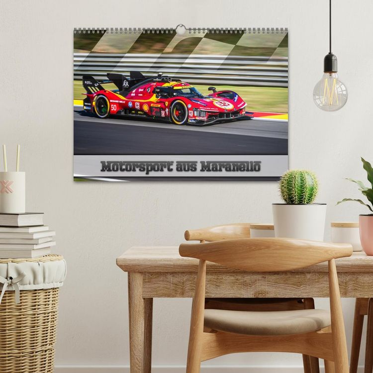 Produktbild: Motorsport aus Maranello (Wandkalender 2026 DIN A3 quer), CALVENDO Monatskalender