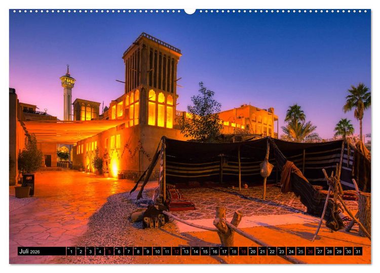 Produktbild: Bilder aus 1001 Nacht (Wandkalender 2026 DIN A2 quer), CALVENDO Monatskalender