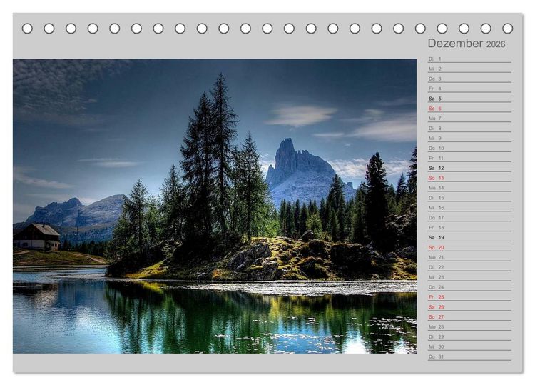 Produktbild: Ufer der Tr&auml;ume (Tischkalender 2026 DIN A5 quer), CALVENDO Monatskalender