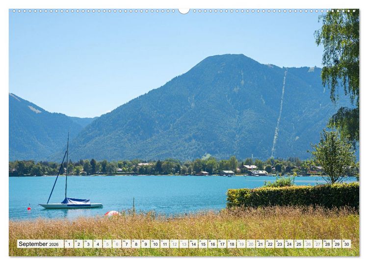 Produktbild: Es is so schee am Tegernsee (Wandkalender 2026 DIN A2 quer), CALVENDO Monatskalender