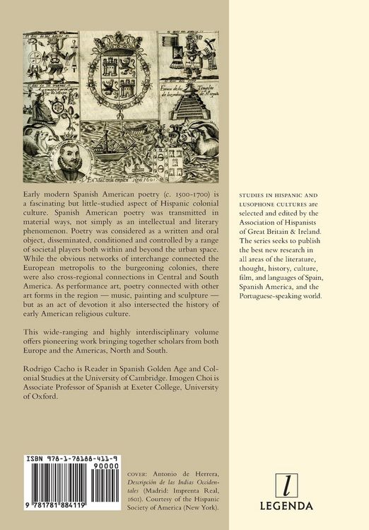 Produktbild: The Rise of Spanish American Poetry 1500-1700