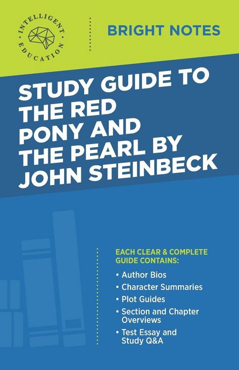 Produktbild: Study Guide to The Red Pony and The Pearl by John Steinbeck