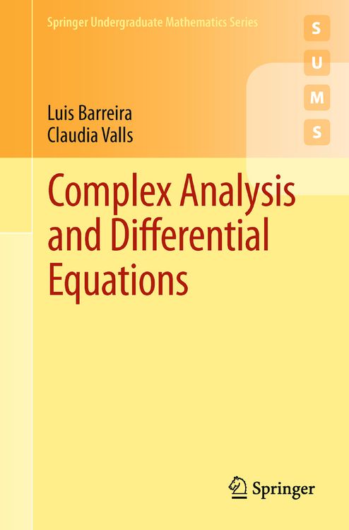 Produktbild: Complex Analysis and Differential Equations
