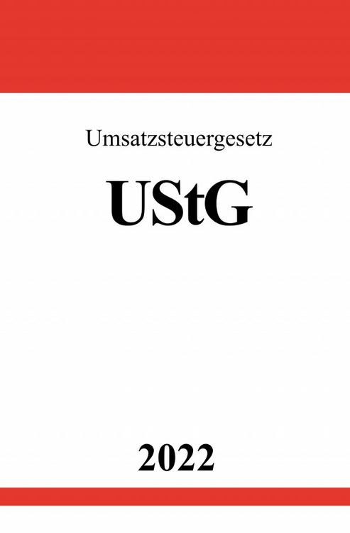 Produktbild: Umsatzsteuergesetz UStG 2022