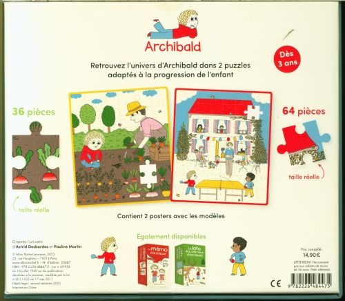 Produktbild: Les puzzles d'Archibald