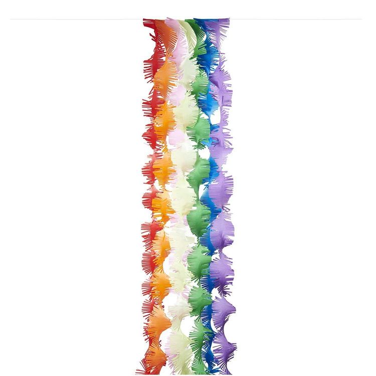 Produktbild: Krepp Girlanden, Regenbogen Klassik Mix, MIX, 7 Stk, 17,