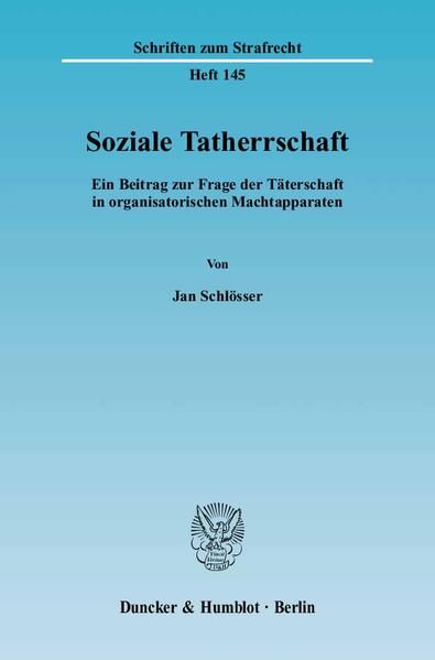 Produktbild: Soziale Tatherrschaft.