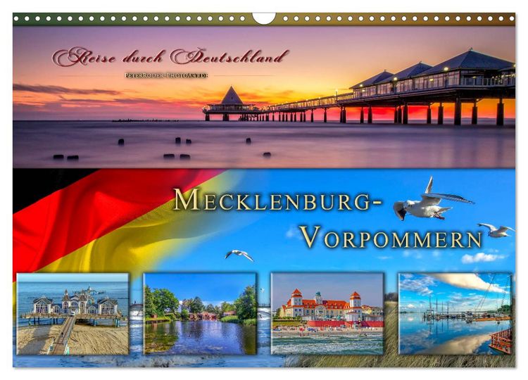 Produktbild: Reise durch Deutschland - Mecklenburg-Vorpommern (Wandkalender 2026 DIN A3 quer), CALVENDO Monatskalender