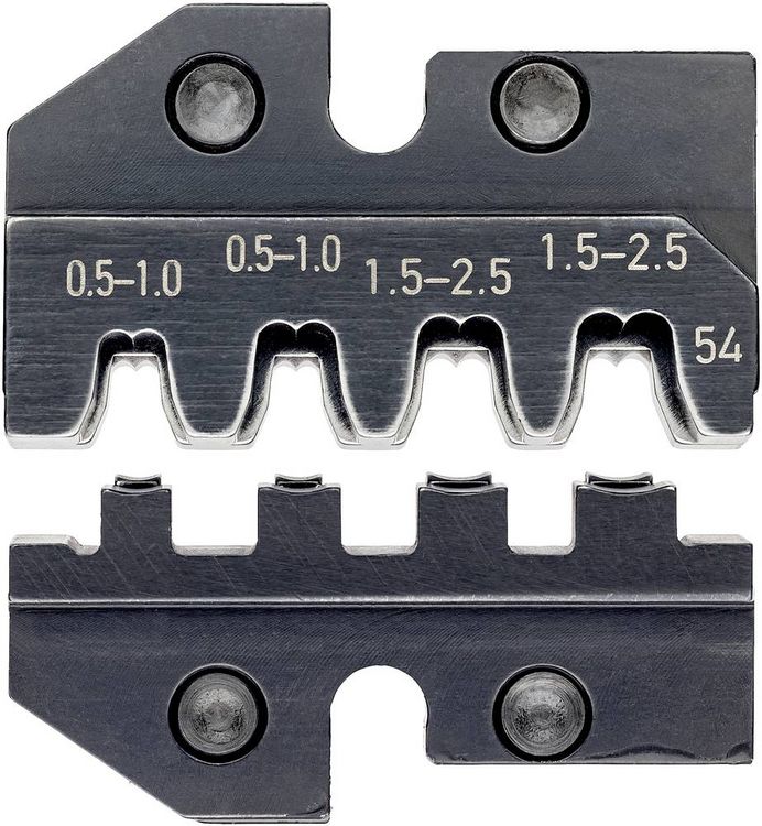 Produktbild: Knipex 97 49 54 Crimpeinsatz Modularstecker 0.5 bis 2.5mm&sup2; Passend f&uuml;r Marke (Zangen) Knipex 97 43 200, 97 43 E, 97 43 E AUS, 97