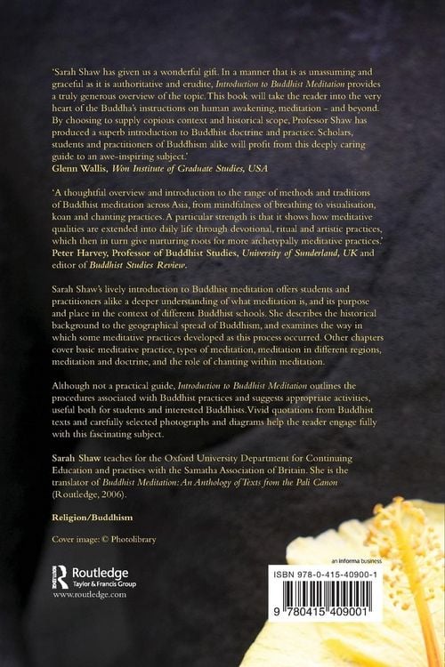 Produktbild: Introduction to Buddhist Meditation