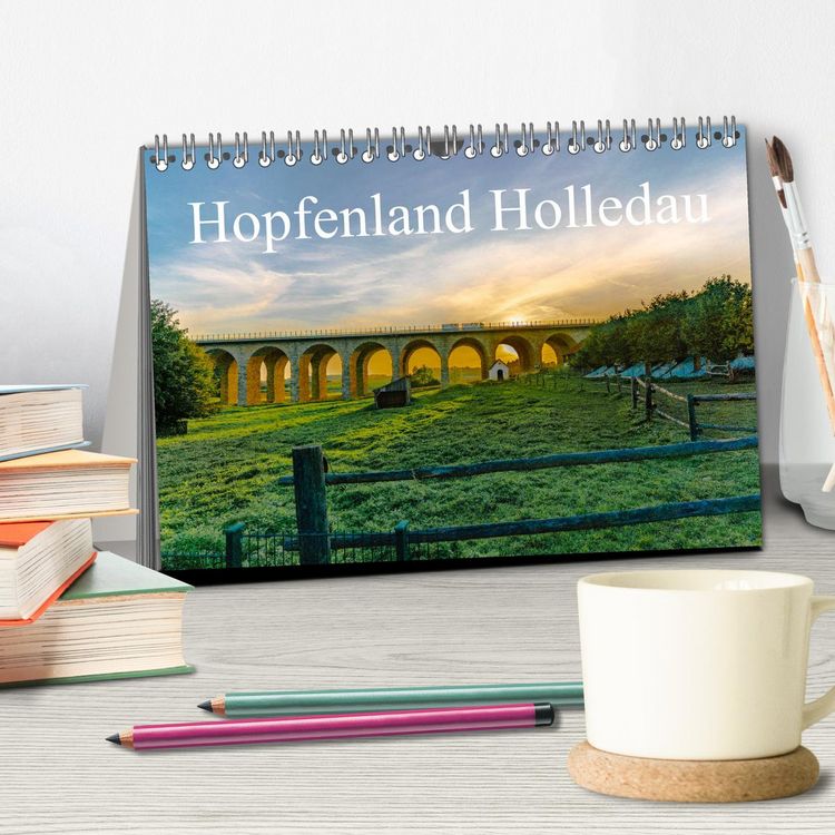 Produktbild: Hopfenland Holledau (Tischkalender 2026 DIN A5 quer), CALVENDO Monatskalender