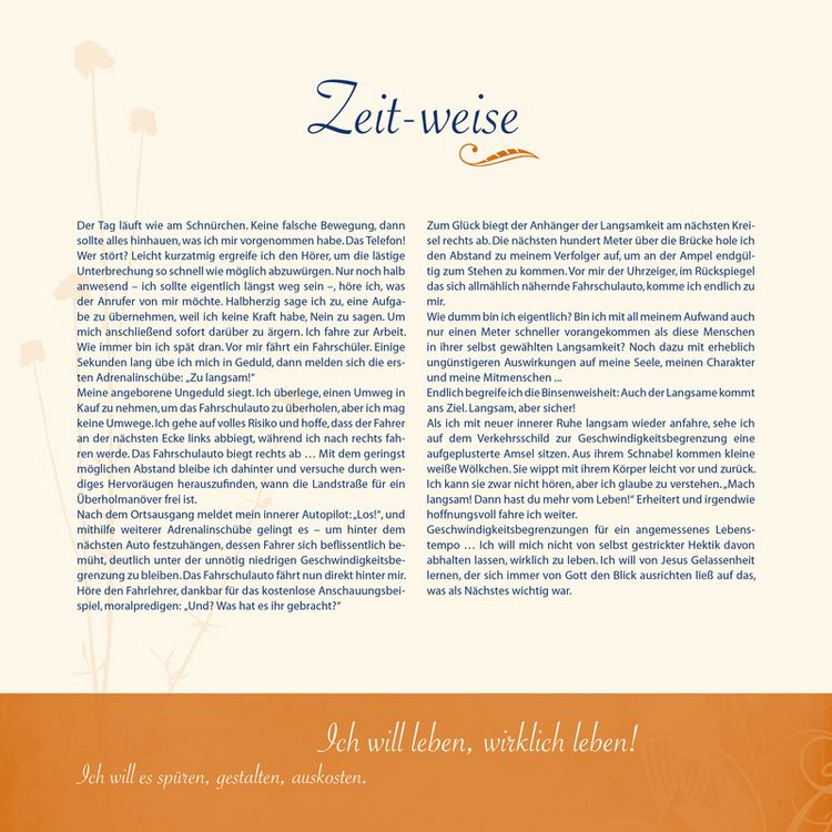 Produktbild: Das Leben feiern