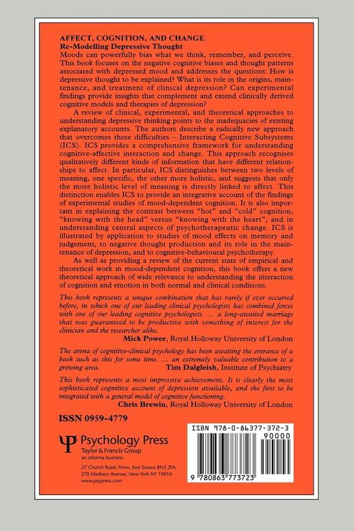Produktbild: Affect, Cognition and Change