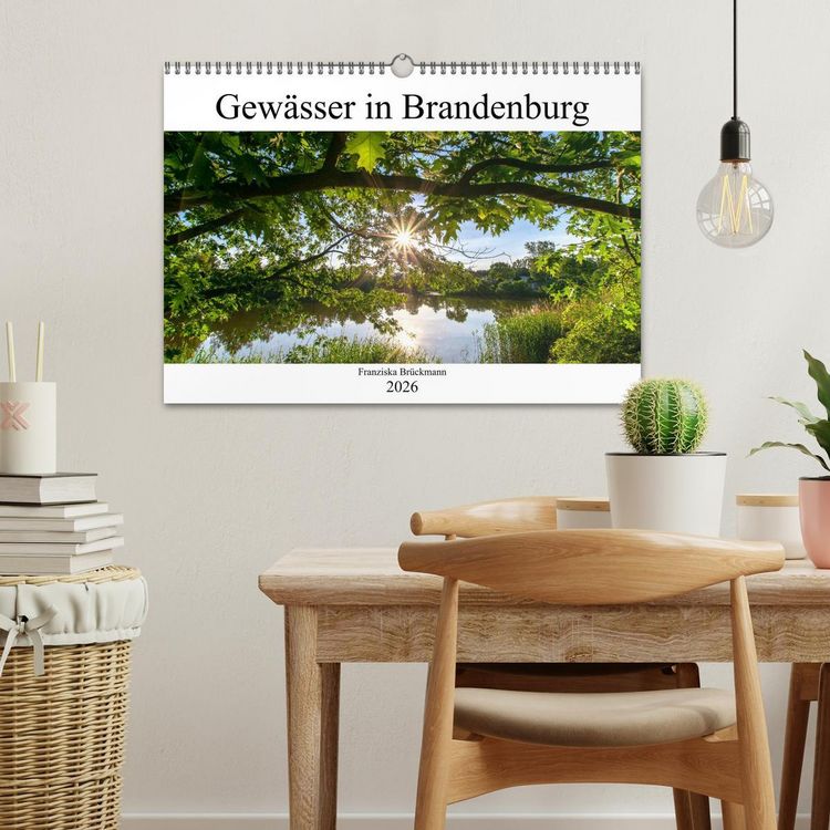 Produktbild: Brandenburgs Gew&auml;sser (Wandkalender 2026 DIN A3 quer), CALVENDO Monatskalender