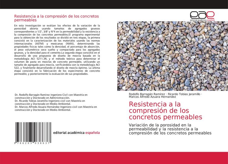 Produktbild: Resistencia a la compresi&oacute;n de los concretos permeables