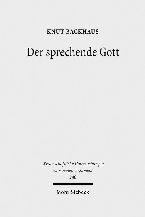 Produktbild: Der sprechende Gott