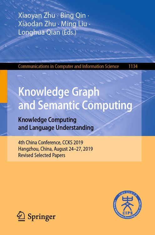 Produktbild: Knowledge Graph and Semantic Computing: Knowledge Computing and Language Understanding