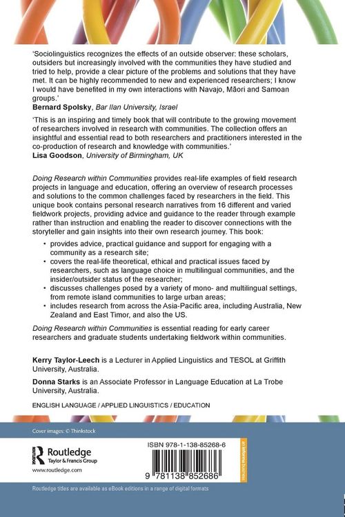Produktbild: Doing Research within Communities