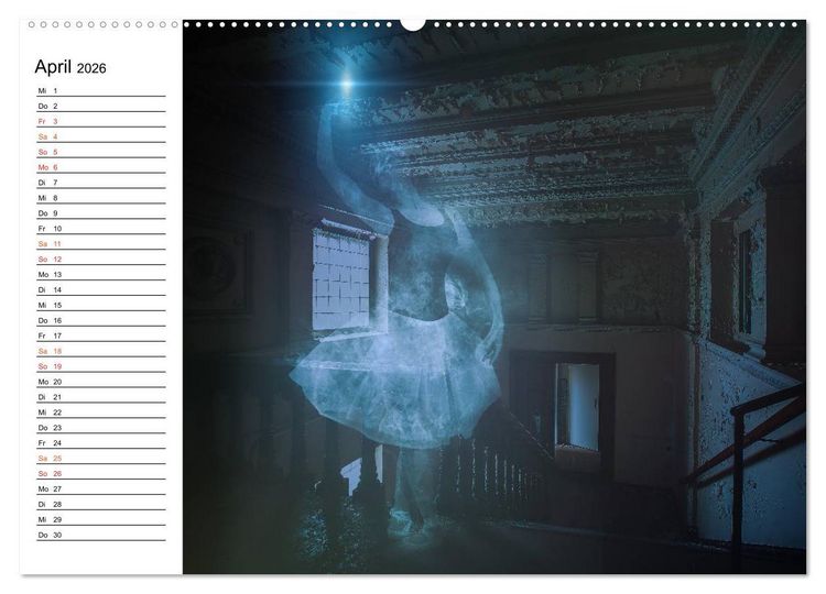 Produktbild: Geheimnisvolle Ballettwelt (hochwertiger Premium Wandkalender 2026 DIN A2 quer), Kunstdruck in Hochglanz