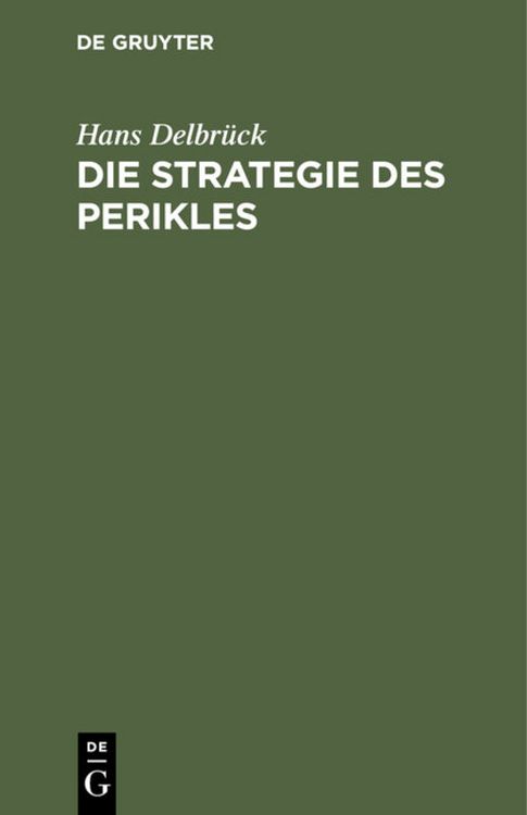 Produktbild: Die Strategie des Perikles