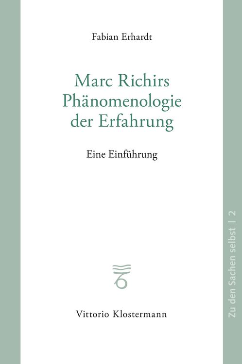 Produktbild: Marc Richirs Ph&auml;nomenologie der Erfahrung