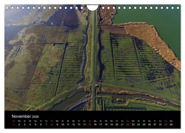 Produktbild: Luftaufnahmen - Faszinierendes Nordfriesland (Wandkalender 2026 DIN A4 quer), CALVENDO Monatskalender