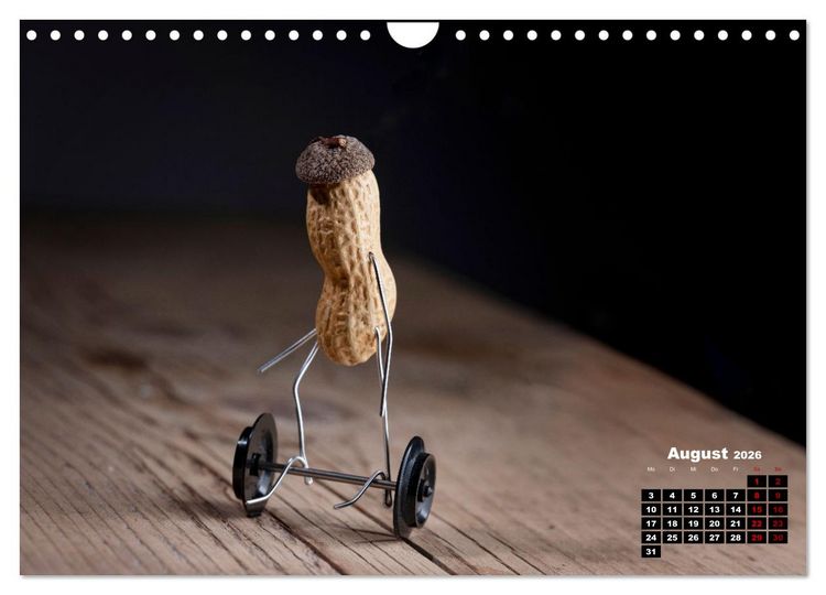 Produktbild: Erdnussm&auml;nnchen Geschichten. (Wandkalender 2026 DIN A4 quer), CALVENDO Monatskalender