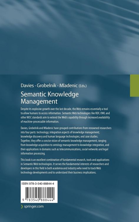 Produktbild: Semantic Knowledge Management