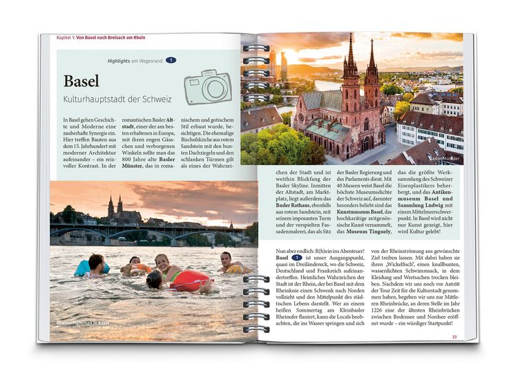 Produktbild: KOMPASS Radreisef&uuml;hrer Rheinradweg