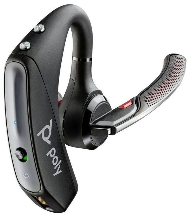Produktbild: HP Poly Voyager5200 Office In Ear Headset Bluetooth&reg;, Kabellos Schwarz mit Bluetooth&reg; Basisstation