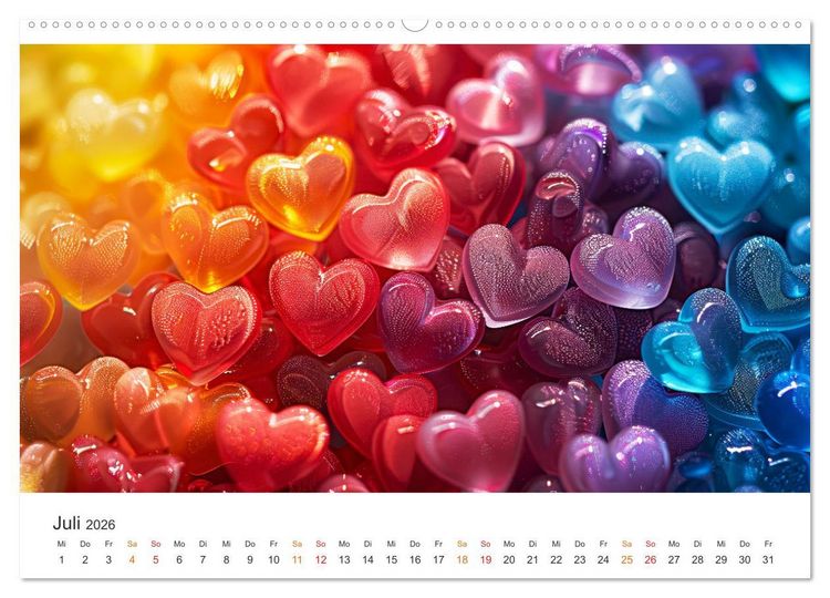 Produktbild: Farben des Moments (hochwertiger Premium Wandkalender 2026 DIN A2 quer), Kunstdruck in Hochglanz