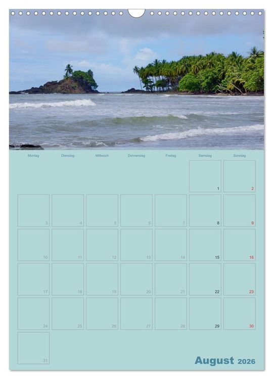 Produktbild: Karibik - Sonne, Strand und Palmen (Wandkalender 2026 DIN A3 hoch), CALVENDO Monatskalender