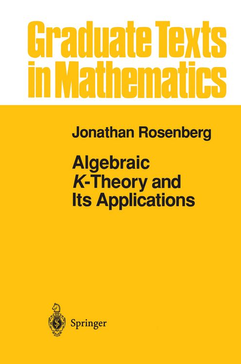 Produktbild: Algebraic K-Theory and Its Applications