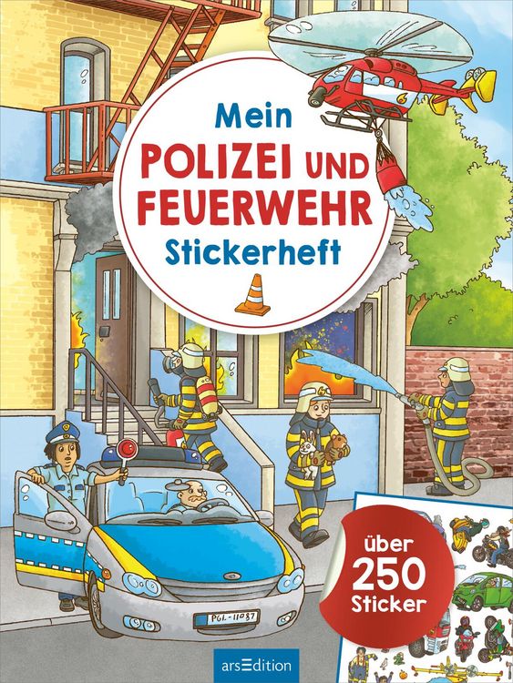 Produktbild: Mein Polizei- und Feuerwehr-Stickerheft