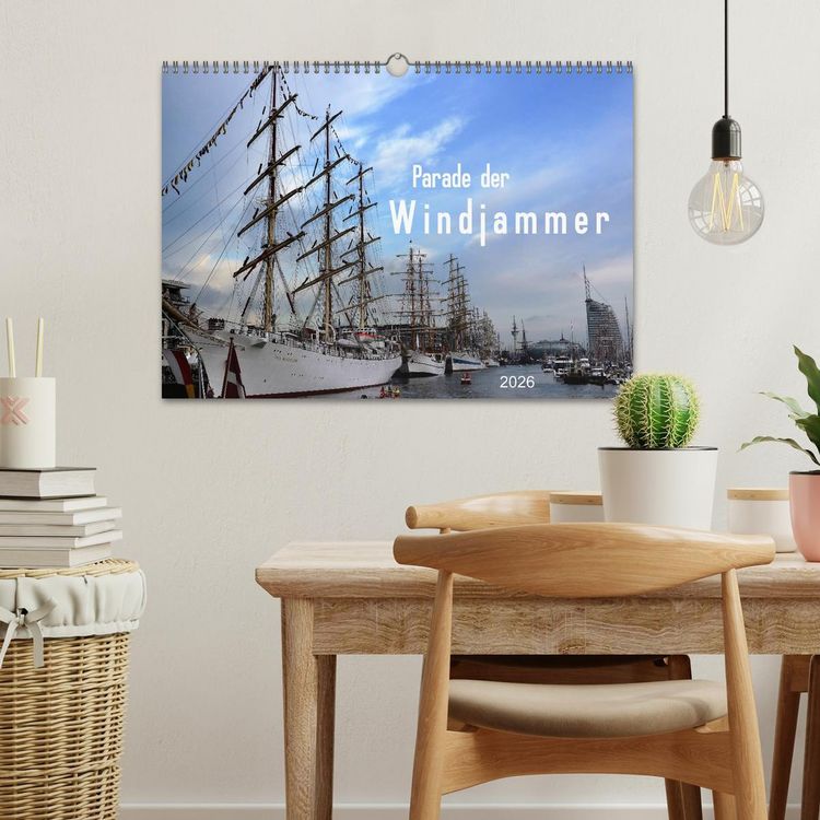 Produktbild: Parade der Windjammer - 2026 (Wandkalender 2026 DIN A3 quer), CALVENDO Monatskalender