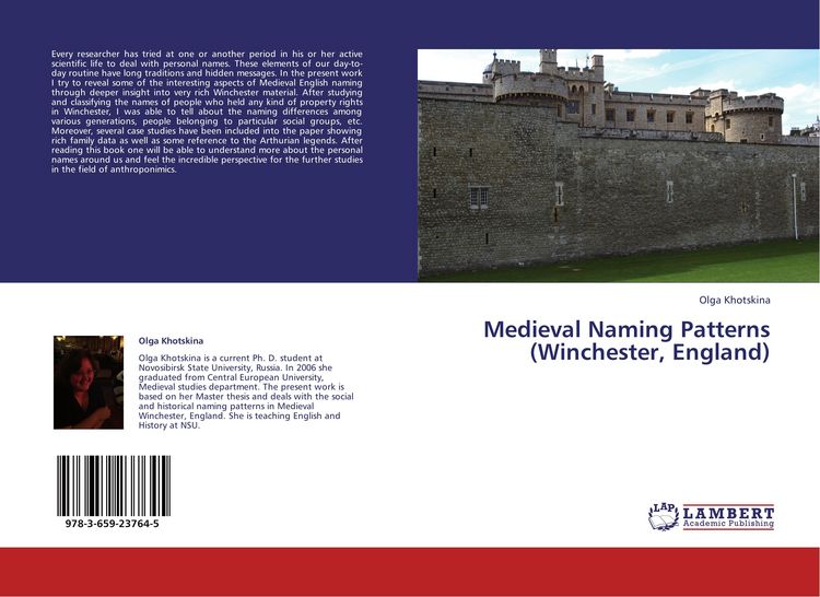 Produktbild: Medieval Naming Patterns (Winchester, England)