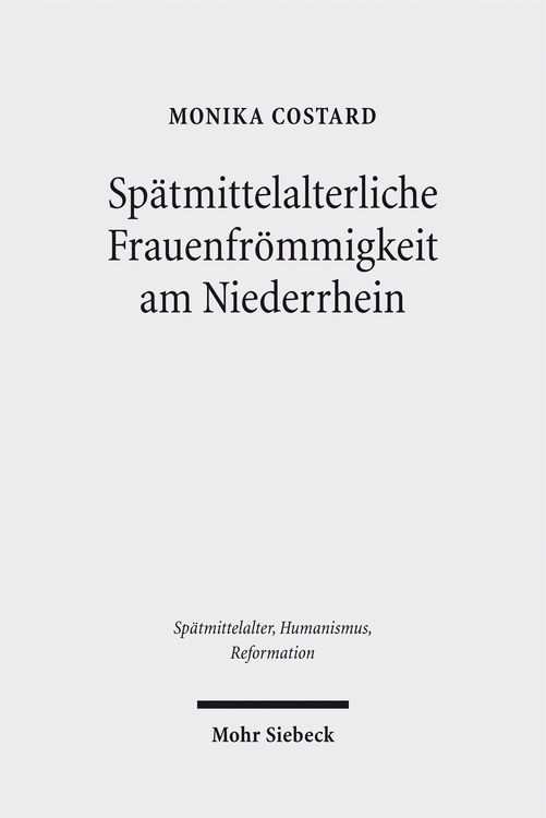 Produktbild: Sp&auml;tmittelalterliche Frauenfr&ouml;mmigkeit am Niederrhein