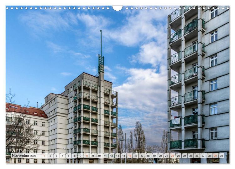 Produktbild: Baukunst des Roten Wien (Wandkalender 2026 DIN A3 quer), CALVENDO Monatskalender