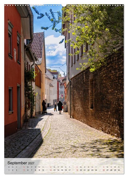 Produktbild: Ein Blick auf Erfurt in Farbe (hochwertiger Premium Wandkalender 2027 DIN A2 hoch), Kunstdruck in Hochglanz