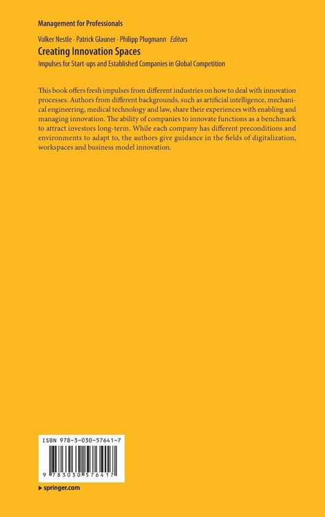 Produktbild: Creating Innovation Spaces
