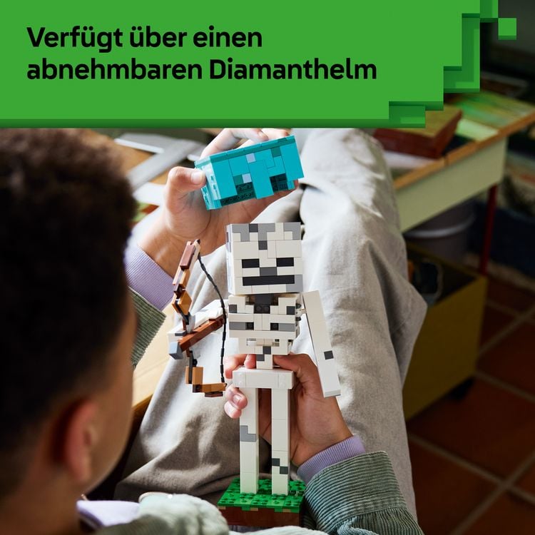 Produktbild: LEGO Minecraft 21594 Das Skelett, Bauspielzeug zum Videospiel, Spielzeug
