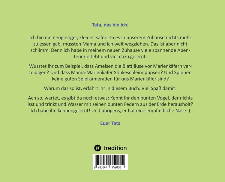 Produktbild: Tata, der Marienk&auml;ferjunge