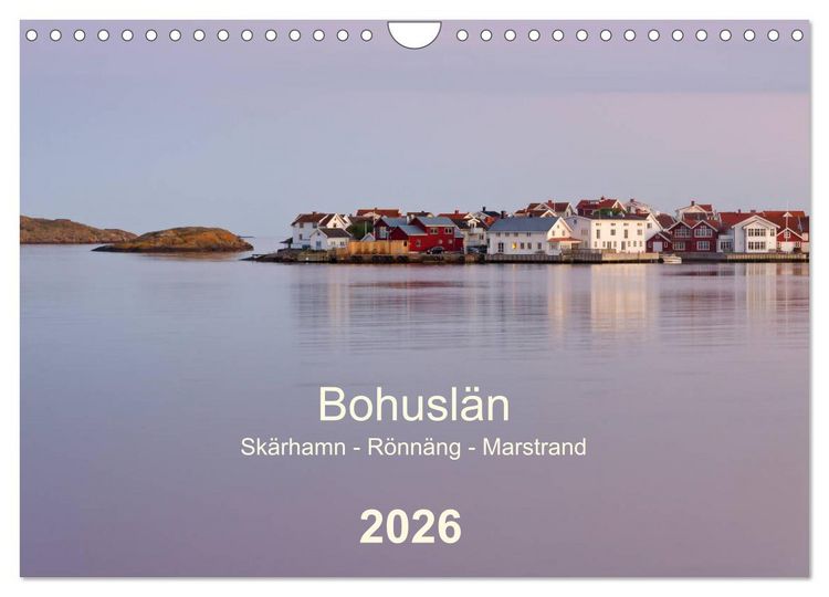 Produktbild: Bohusl&auml;n. Sk&auml;rhamn - R&ouml;nn&auml;ng - Marstrand (Wandkalender 2026 DIN A4 quer), CALVENDO Monatskalender