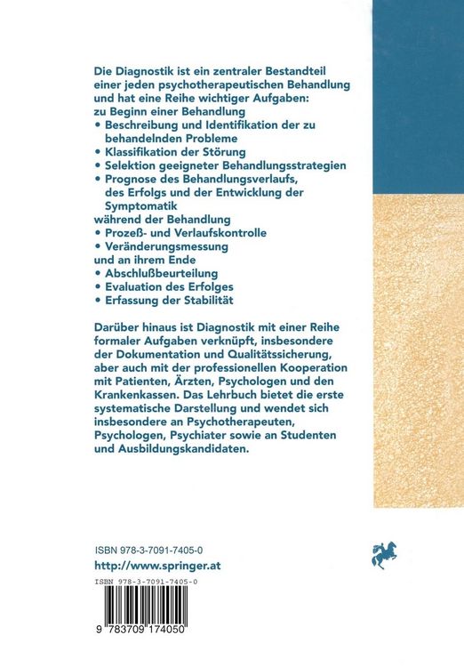 Produktbild: Diagnostik in der Psychotherapie