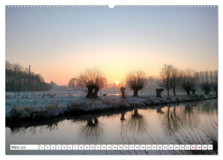 Produktbild: Die Niers im Jahreslauf (hochwertiger Premium Wandkalender 2026 DIN A2 quer), Kunstdruck in Hochglanz