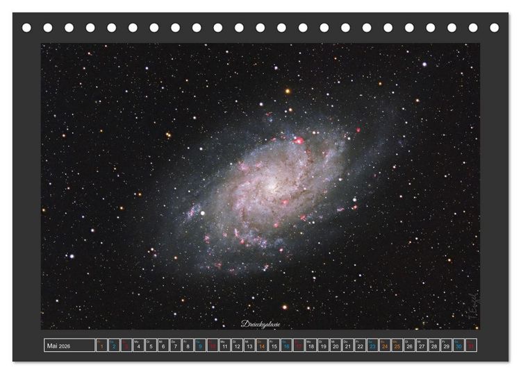 Produktbild: Faszination Universum (Tischkalender 2026 DIN A5 quer), CALVENDO Monatskalender