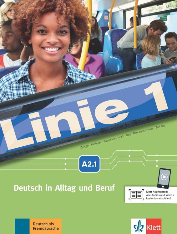 Produktbild: Linie 1 A2.1. Kurs- und &Uuml;bungsbuch mit DVD-ROM
