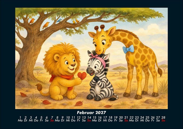Produktbild: Buschi - K&ouml;nig der Tiere 2027 Fotokalender DIN A4