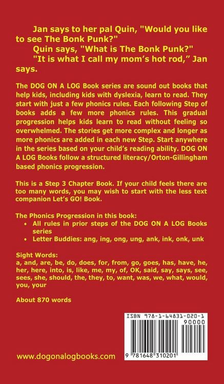 Produktbild: The Bonk Punk Hot Rod Chapter Book