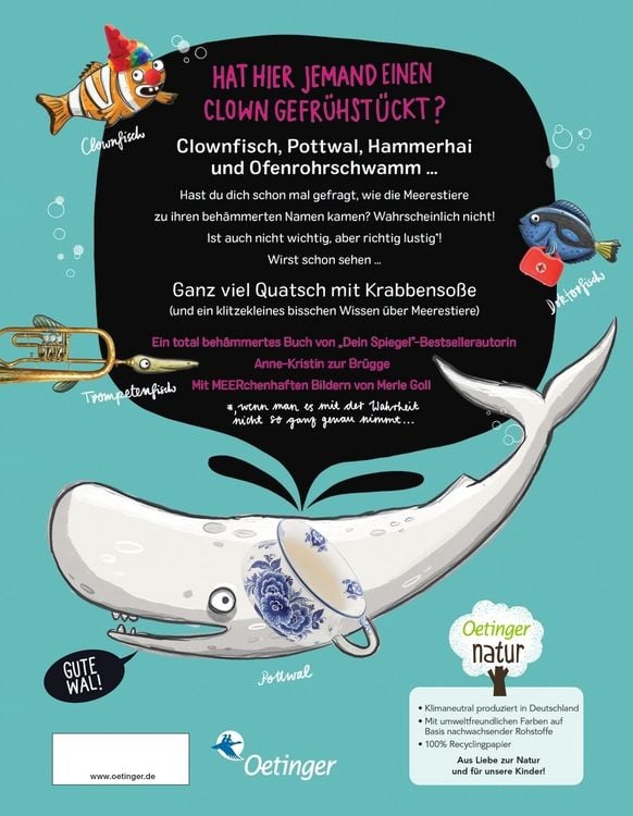 Produktbild: Ganz viele Meerestiere mit total behämmerten Namen und wie sie (ganz sicher) dazu kamen